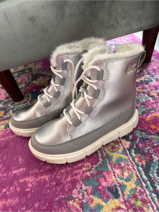 Sorel Other - Sorel Kids' Children Explorer™ III Waterproof Boot Silver